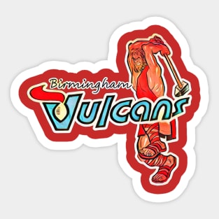 Birmingham Vulcans Football Sticker